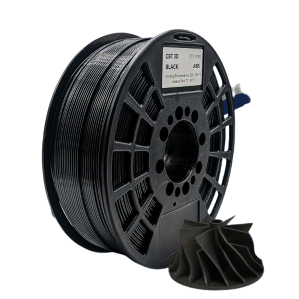 GST 3D ABS Filament Black