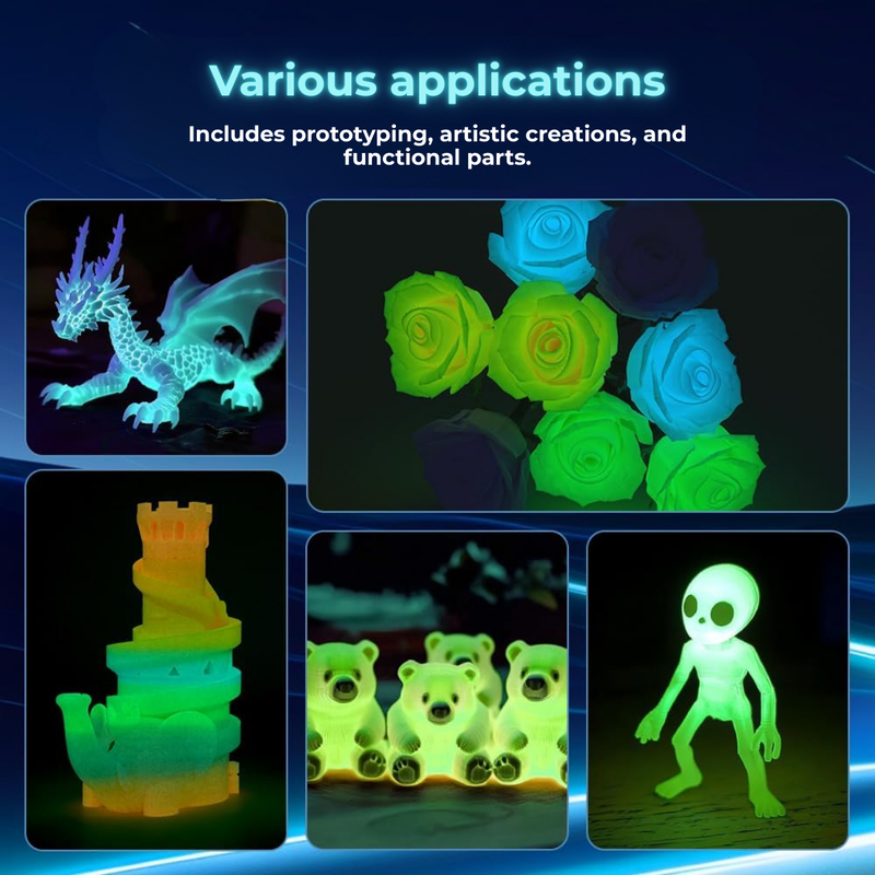 PLA+ High Speed Glow PLA Ultra-Glow turquoise